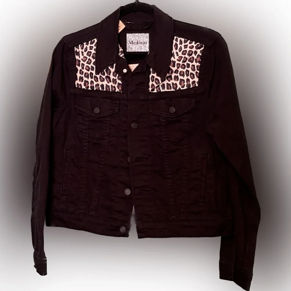Jean Jacket Upcycled - Picture 1 of 5